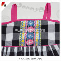 JannyBB design spaghetti strap check dress